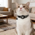 thumbnail image 3 of TIELUTT Collar Electronic Locator Compatible Tracking Solution Smart Collar for . Joint Oil for Dogs Puller Snap Leather Dog Leashes for Small Dogs Please Take Your Shoes off Sign Leopard Hair Bow fo, 3 of 4