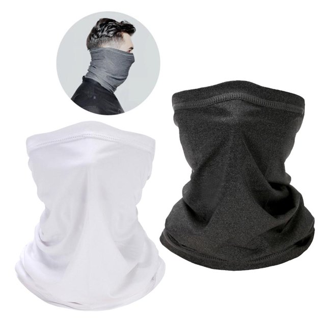Bufanda de tubo shamjiam Pasamontañas de protección facial unisex calentador de cuello
