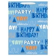 thumbnail image 2 of American Greetings 20" Jumbo Blue Birthday Gift Bag for Boy, Happy Birthday, Party, Yay (1-Count), 2 of 4