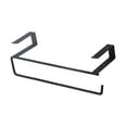 thumbnail image 3 of deevoka 2xMetal Under Cabinet Paper Towel Holder Hanger Fine Workmanship Black 2 Pcs, 3 of 9