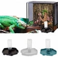 thumbnail image 3 of Dispensador de agua portátil de café con bebedero de plástico para reptil tortuga Gecko, 3 of 5