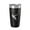 Black, variant on New Melones Lake Map Tumbler Travel Mug Insulated Laser Engraved Coffee Cup California 20 oz Teal