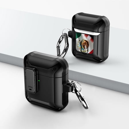 Duo Shield Secure Lock Designed For Apple AirPods Generation 1 & 2 With Hook  Black/Black price history on PriceWatchPro