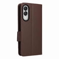 thumbnail image 5 of Wallet Case for Samsung Galaxy S25 Edge Flip Cover with Card Slots & Kickstand Brown, 5 of 5