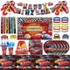 thumbnail image 2 of Decoración de cumpleaños de Disney Cars Dibujos animados Rayo Mcqueen Fiesta Platos de papel Servilletas Vasos Globos Suministros para eventos Baby Shower Niño, 2 of 5