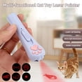 thumbnail image 3 of LED Cute Laser Transform Pattern Pet Cat Toys USB Rechargeable Toy Interactive Bright Animation Pointer Light Pen Training Toys, 3 of 4