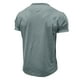 thumbnail image 4 of pstuiky camisetas para hombre, Camiseta de manga corta para hombre, estilo casual, lisa, con cuello redondo y botones camisas casuales para hombre l, 4 of 4