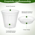 thumbnail image 2 of 4 Pcs Breathable Plastic Flower Pots for Planting with Sturdy PP Material and Comfortable Grip 0.15, 2 of 6