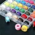 thumbnail image 2 of Household sewing thread set - multi-colored spools, suitable for hand and machine sewing, 25 durable spools (random colors),black, 2 of 2