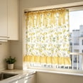 thumbnail image 4 of Oven Skirt Curtain,Heat Resistant Liner Stove Cover Skirt with Elegant Ruffle Trim | Rustic Handmade Oven Door Curtain for Furniture Surface Dustproof,29.72x21.65 Inch, 4 of 9