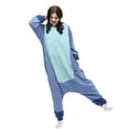 thumbnail image 1 of Pijamas de animal Wishliker para adultos con temática de Halloween color azul, 1 of 2