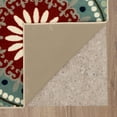 thumbnail image 6 of Mohawk Home Aurora Suzani Blue Vintage Printed Area Rug, 5'x8', Cream & Blue, 6 of 8