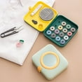 thumbnail image 4 of Guardoinrt Sewing Kit Needle Thread Thimble Stitches Embroidery Portable Travel Knitting with Storage Box Tools Gifts Beginners Dark Green, 4 of 6