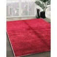 thumbnail image 3 of Ahgly Company Machine Washable Indoor Rectangle Industrial Modern Ferrari Red Area Rugs, 8' x 12', 3 of 7