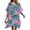 Coconut Tree Pink, variant on Ekouaer Women' Swimsuit Coverup Chiffon Floral Bathing Suit Cover Up Ruffled Summer Beachwear Bikini Coverups