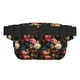 thumbnail image 3 of Balery Rose Flowers Mochila Cinturón para Mujeres y Hombres, Bolsa de Cintura Impermeable de Doble Capa con Correa, 3 of 9