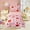 Pink, variant on Btargot 4pc Rainbow Toddler Bedding Set Colorful Cartoon Love Hearts Comforter Set for Baby Girls Boys