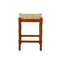 thumbnail image 2 of Carolina Living Walnut Finish 24-inch Counter Stool, 2 of 5