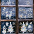 thumbnail image 3 of NSESSHome 2 Sheets Winter Snowflakes Window Clings,Christmas Snowflakes Window Decals Stickers for Christmas Glass Home Decor and Xmas Winter Window Decoration, 3 of 5