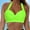 Green, variant on TYGHBN Women Swimwear Tops Underwire Full Coverage Bikini Top Push Up Swim Crop Top Tie Back Bathing Suit Tops Bikini Wax Strips for Women Sensitive Skin Womens plus Size Bikini Womens Strapless