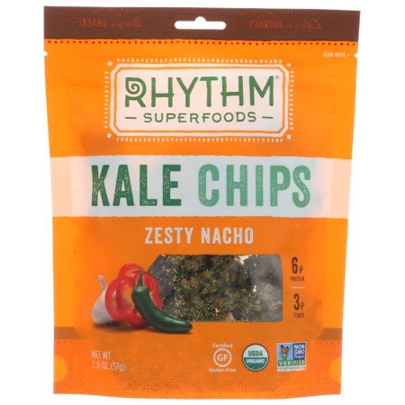 Rhythm Superfoods Zesty Nacho Kale Chips  2 oz  (Pack of  12)