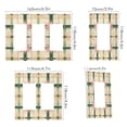thumbnail image 2 of Yayeee Rocker Switch Wall Plate 2-Gang 4.7"x4.6" Home Decorative Outlet Cover, Retro Green Stars, 2 of 6