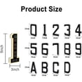 thumbnail image 3 of 2026 Upgraded Solar House Numbers for Outside, Waterproof Light Up Address Numbers for House, No Drill Adhesive or Screw Mount, LED Illuminated Modern Address Sign Home Decor,9 Inch, 3 of 6