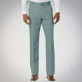thumbnail image 1 of Pantalones largos para hombre, casuales, a la moda, cómodos, con bolsillo para vacaciones, cintura elástica lisa, pantalones cortos de poliéster para hombre., 1 of 7