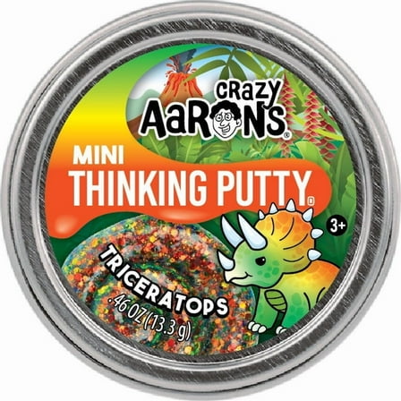Crazy Aaron's - Mini Thinking Putty - Triceratops Eng