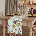 thumbnail image 2 of Table Runners 72 Inches Long Dress Scarves, Green Spring Floral Farmhouse Kitchen/Dining Table Runner, Coffee Tablerunners, Summer Botanical Vintage Birds 14x72 Inch, 2 of 9