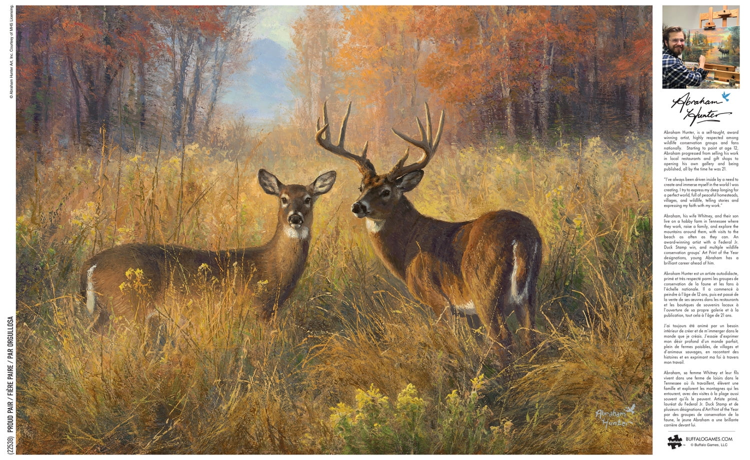 Buffalo Games Proud Pair 300-Piece Interlocking Jigsaw Puzzle