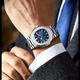 thumbnail image 3 of Reloj De Cuarzo Luminoso De Negocios Para Hombre XtellarAzul, 3 of 4