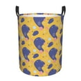 thumbnail image 1 of XMXT Collapsible Laundry Basket, Yellow Abstract Geometric Elements Waterproof Laundry Hamper, 62L Multicolor, 1 of 8