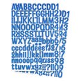 thumbnail image 1 of Calcomanías de letras de 1 pulgada, 12 hojas de calcomanías de letras autoadhesivas para decoración de buzones, ventanas, puertas y tapas, azul oscuro, 1 of 6