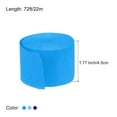 thumbnail image 2 of Crepe Paper Streamers 3 Rolls 72ft in 3 Colors for DIY Decorations(Sea Blue,Sky Blue,Teal), 2 of 7