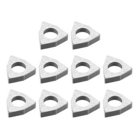 

Uxcell Carbide Insert Seat Shim MW0603 Lathe Thread Shim Seats 10 Pack