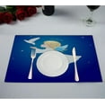 thumbnail image 1 of EREHome Mignon Petit Ange dove Ensemble de 2 Napperons 12x18 Pouces, 1 of 2