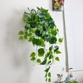 thumbnail image 4 of MERRYHAPY 2Ud Plantas Artificiales De Ratan Para Pared Verde Para Hogar, 4 of 8
