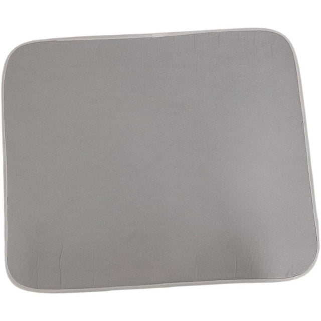 Tapis de Planche à Repasser Incroyable Tapis de Lessive Doux Pliable Léger Protection Chaude Couverture de Repassage pour Buanderie Dortoir Voyage, Argent Argent Offrant des Résultats Exceptionnels. Obtenez le Vôtre Aujourd'hui!