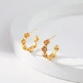 thumbnail image 2 of Chunky Gold Hoop Earrings for Women, 14K Gold Plated Hoop Earrings Lightweight Stainless Steel Hollow Open Hoops Hypoallergenic Earrings Fashion Jewelry for Women, 2 of 14