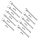 thumbnail image 1 of unbranded 10Jgo Kit De Reparación Para Plegable Accesorios De Acero Inoxidable Color Gris Para Bricolaje, 1 of 8