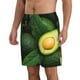 thumbnail image 2 of Balery Fresh Avocados Traje de Baño Estilo Hawaiano para Hombre, Shorts de Secado Rápido con Bolsillos-Large, 2 of 6