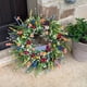 thumbnail image 2 of 35/40/45/50cm Artificial Straw Wreath Wildflower Garland Spring Hanging Pendants Wedding Flower Gift Party Wedding Easter Decor, 2 of 5