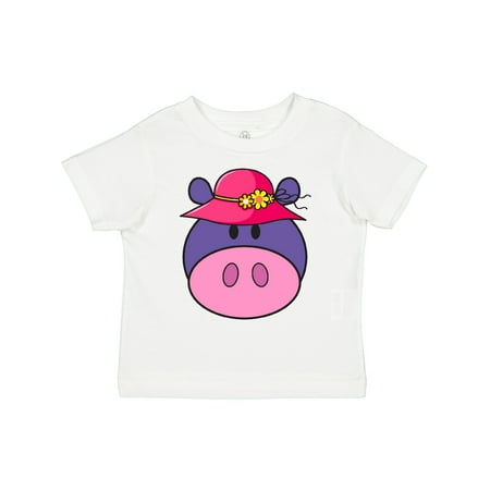

Inktastic Hippo Girl Cute Hippopotamus Gift Toddler Toddler Girl T-Shirt