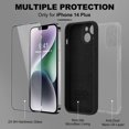 thumbnail image 5 of Compatible with iPhone 14 Plus Case 6.7 inch, Premium Liquid Silicone Case [Velvety Touch] [2 Pcs 9H Tempered, 5 of 5