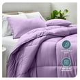 thumbnail image 2 of Comforter Set - Extra Long Size - Ultra-Soft - Goose Down Alternative - Premium 1800 Series - All Season Warmth (Twin/Twin XL, Lavender), 2 of 6