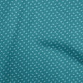 thumbnail image 1 of oneOone Tissu Velours Bleu Sarcelle Minimal Rétro Matériel de Robe Imprimé Tissu au Mètre 58 Pouces de Large, 1 of 5