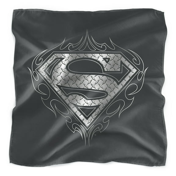 Superman Tribal Steel Logo Bandana (21 in x 21 in)