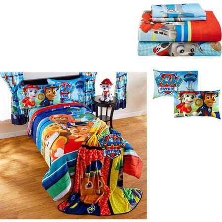 Your Choice Comforter and Sheet Set- Peppa Pig, Paw Patrol, Spongebob