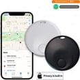 thumbnail image 3 of Mini GPS Tracking Device - Lost Tracker Compatible with Apple Find My, Smart Tag for Child, Pet, Car - Bluetooth Tracker for iOS System (Black), 3 of 7